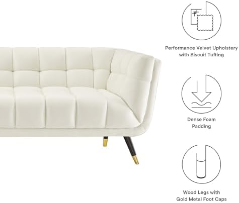 Modway Adept Contemporary Mid-Century Modern Performance Velvet Upholstered - Image 6