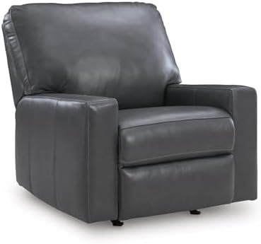 Signature Design by Ashley Leather Rocker Recliner Chair by Unknown