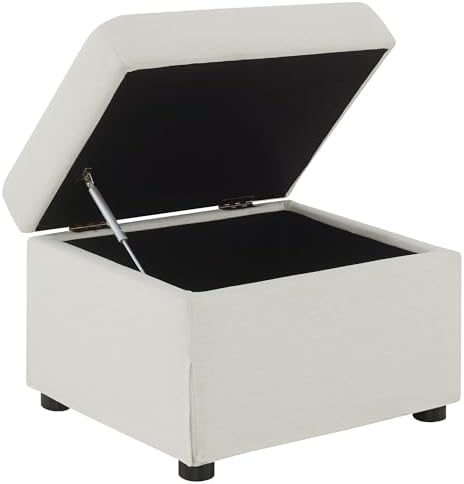 Coaster Winter Living Room Upholstered Storage Ottoman - Image 5