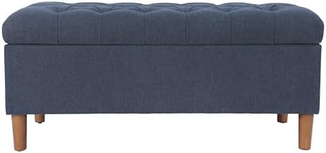 HomePop 40" Ainsley Button Tufted Storage Bench by HomePop