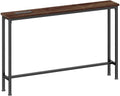 SUPERJARE 39.4 inch Narrow Behind Couch Table by SUPERJARE