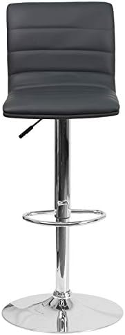 Flash Furniture Vinyl Swivel Adjustable Bar Stool - Image 5