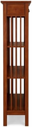 Leick Home 82262 Mission Mantel Height Bookcase - Image 5