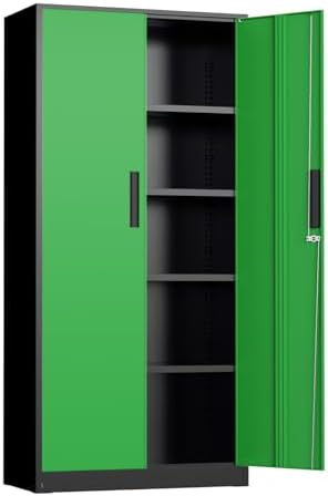 INTERGREAT Metal Storage Cabinet, Tall Metal Cabinet by INTERGREAT