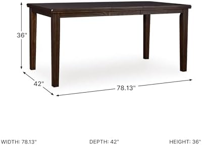 Signature Design by Ashley Wood Counter Height Extendable Dining Table - Image 3