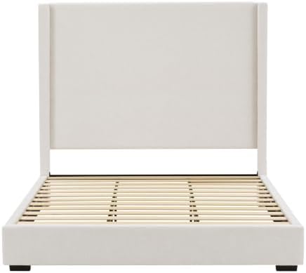 Queen Wingback Upholstered Bed - Image 3