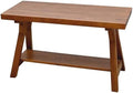 SwallowLiving 30 Inch Farmhouse Storage Bench, Rustic Solid Wood Entryway Bench by SwallowLiving