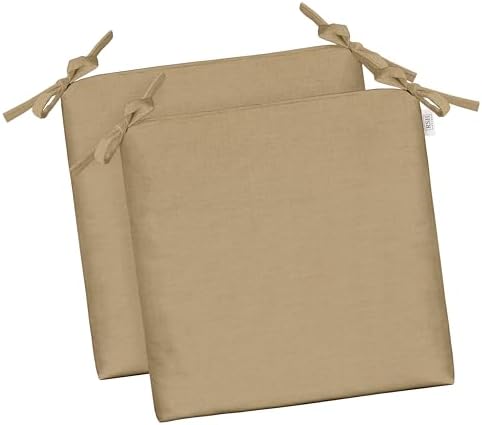RSH DECOR: Sunbrella Foam Chair Cushions Set of 2 | 19" x 19" x 2" | by RSHDECOR