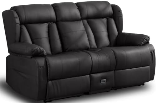 70.1" Loveseat Recliner Sofa, RV Couch Reclining Loveseat by WISHDEER