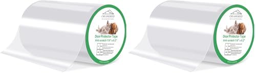 Door Protector from Dog Scratching 118" x 8.2" Cat Scratch Door Frame Single by CHUANGSEED