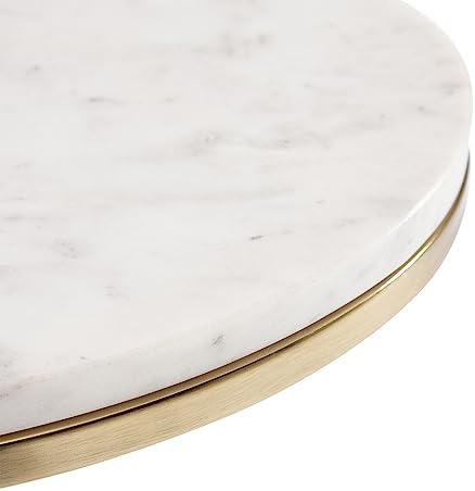 Kate and Laurel Natalli Modern Glam Oval C-Table, Elegant C-Shaped Side Table - Image 6