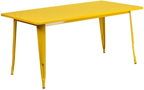 Flash Furniture 63" x 31.5" Metal Indoor-Outdoor Table by FlashFurniture