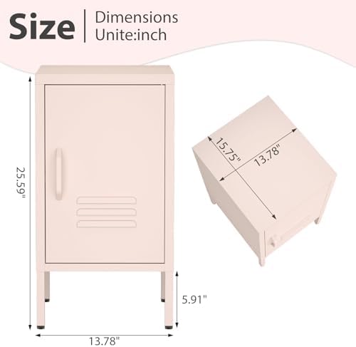 IRONFFICE Metal Cabinet, Locker Nightstand - Image 3