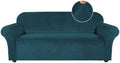 Turquoize Velvet Couch Covers Stretch Oversized Sofa Cover by Turquoize