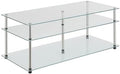 Convenience Concepts Designs2Go Classic Glass 3 Tier Coffee Table by ConvenienceConcepts