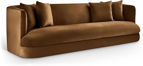 Meridian Furniture 699Saddle-S Alder Collection Modern | Contemporary Sofa by Unknown
