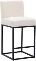 VESCASA Linen 27 inches Counter Height Bar Stool by VESCASA