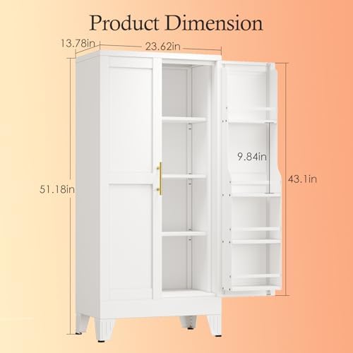 Black Kitchen Pantry Storage Cabinet - Image 2