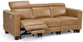 MCombo 85.4'' Zero Wall Hugger Power Recliner Sofa, HL198M3 Toast by MCombo