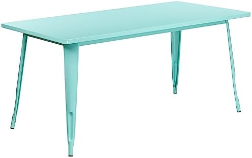 Flash Furniture Charis Commercial Grade 31.5" x 63" Rectangular Mint Green by FlashFurniture