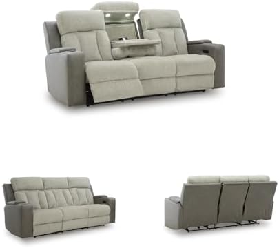Signature Design by Ashley Power Reclining Sofa - Image 7