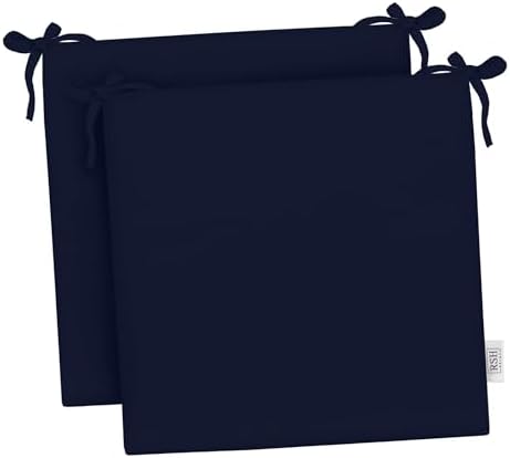 RSH DECOR: Sunbrella Foam Chair Cushions Set of 2 | 17" x 16" x 2" | by RSHDECOR