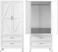 COFaR Metal Armoire Wardrobe Closet by COFAR