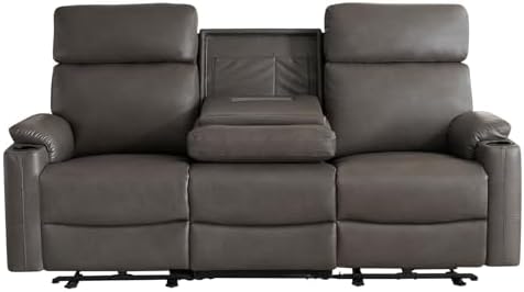 Power Reclining Sofa, 3-Seat Dual Electric Recliner Couch - Image 7