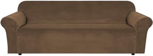 H.VERSAILTEX Stretch Velvet Sofa Covers Large Couch Covers Furniture Protector by HVERSAILTEX