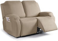 TAOCOCO Recliner Loveseat Slipcover, 2 Pieces Polyester Fabric Stretch Sofa by TAOCOCO