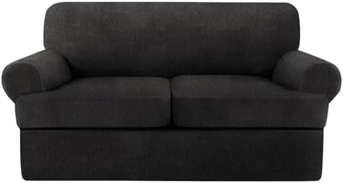 T Cushion Loveseat Slipcover 3 Pieces Sofa Covers by Jcones
