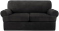 T Cushion Loveseat Slipcover 3 Pieces Sofa Covers by Jcones