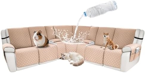 Waterproof Sectional Reclining Couch Covers L Shaped Recliner Sectional Sofa by ROFASVCO