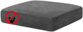 MAXIJIN Velvet Stretch Cushion Cover Fitted Couch Cushion Slipcovers 1 Pack Arm by MAXIJIN