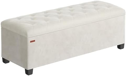 SONGMICS Storage Ottoman Bench, Foot Rest by SONGMICSbySONGMICSHOME