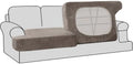 H.VERSAILTEX Stretch Velvet 2 Piece T Cushion Sofa Slipcovers by HVERSAILTEX