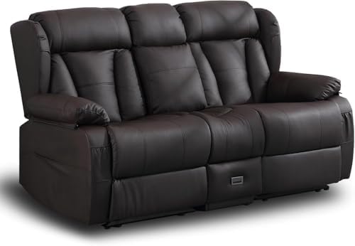 70.1"Loveseat Recliner Sofa, RV Couch Reclining Loveseat by WISHDEER