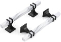 Haliwu 10 Pack 4" Kitchen Cabinet Handles White Marble Grain Cabinet Pulls by Haliwu