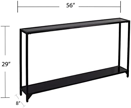 SEI Furniture Bergen Narrow Metal Console Table, Dining Room - Image 3