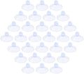 30 Pack 18mm Clear PVC Suction Cups by Qjaiune