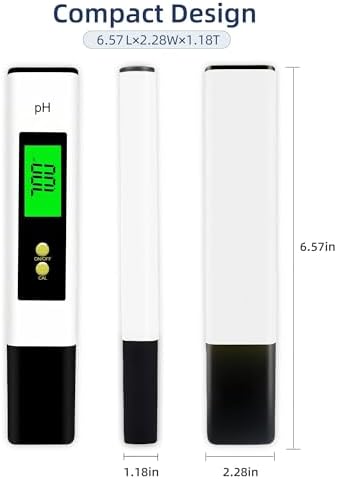 Digital pH Meter for Water, 0.01 High Accuracy pH Tester Pen, Portable Water - Image 2