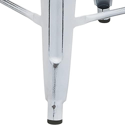Flash Furniture Kai Commercial Grade 4 Pack 24" High Backless Distressed White - Image 7