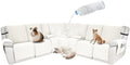 Waterproof Sectional Reclining Couch Covers L Shaped Recliner Sectional Sofa by ROFASVCO