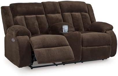 Signature Design by Ashley Power Reclining Loveseat by Unknown