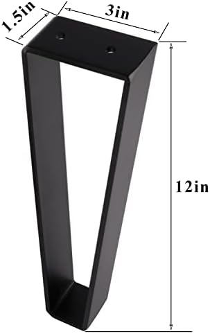 Osring 12 Inch Trapezoid Furniture Legs - Image 2