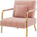Yaheetech 30" Accent Chair Velvet Armchair by Yaheetech