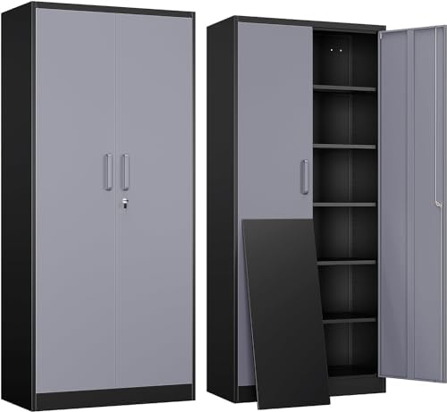Yizosh Metal Garage Storage Cabinet by Yizosh