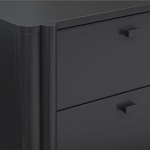 Nathan James Solace Mid Century Modern 2 Drawer Nightstand - Image 6