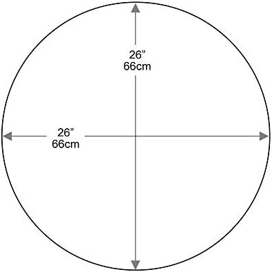 Dulles Glass 26 inch Round Glass Table Top - Image 3