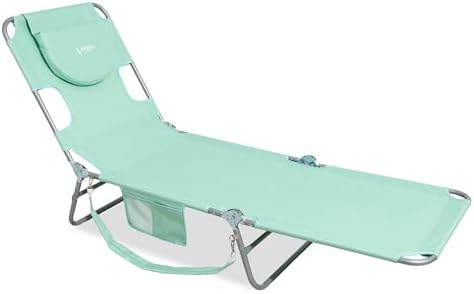 Beach Lounge Chair, Outdoor Chaise Lounger by AruruOutdoors